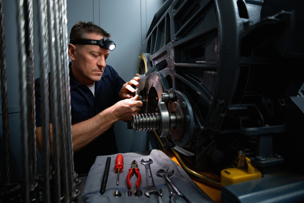 آسانسور در معرض عوامل مخرب محیطی قرار دارد که باید کنترل شوند.