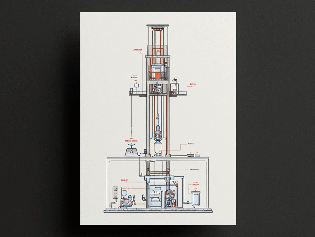 ۲. آسانسور هیدرولیک (Hydraulic Elevator)