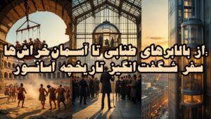 از بالابرهای طنابی تا آسمان‌خراش‌ها: سفر شگفت‌انگیز تاریخچه آسانسور