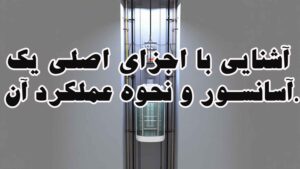 آشنایی با اجزای اصلی یک آسانسور و نحوه عملکرد آن.