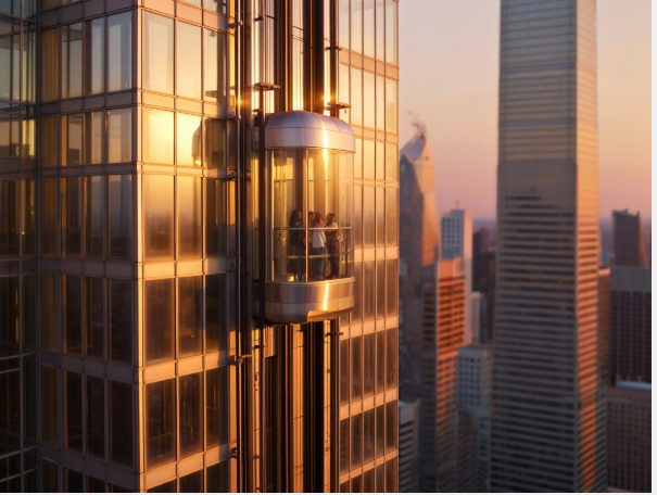 آسانسورهای خلاقانه: کابین‌های شیشه‌ای، منظره‌بین و بدون موتورخانه